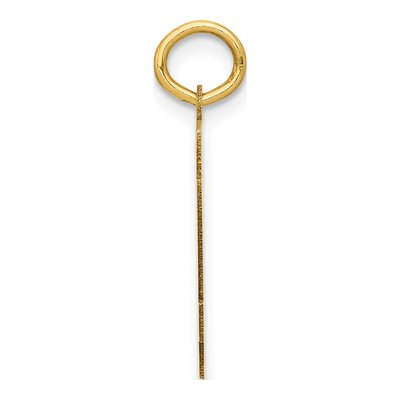 14K Yellow Gold Number 74 Charm – view 2