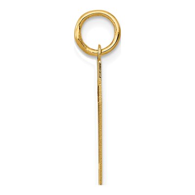 14K Yellow Gold Number 77 Pendant – view 2