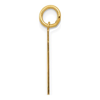 14K Yellow Gold Number 87 Charm – view 2