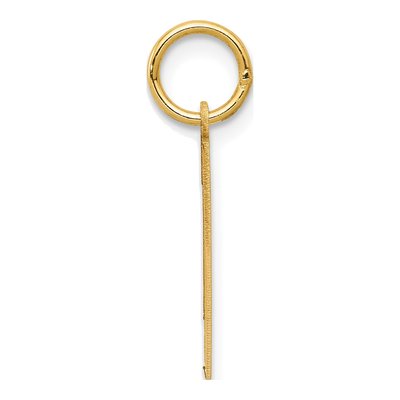 14K Yellow Gold Number 1 Charm – view 3