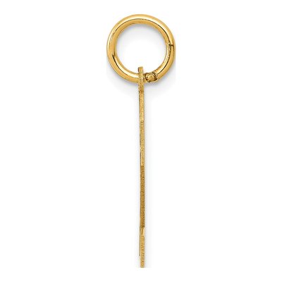 14K Yellow Gold Number 2 Charm Pendant – view 3