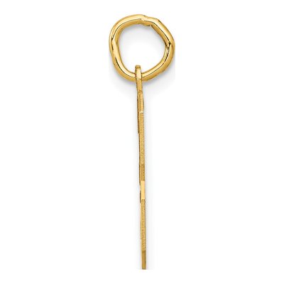 14K Yellow Gold Number 3 Pendant – view 3