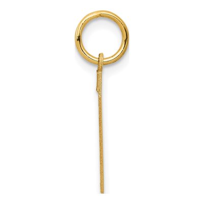 14K Yellow Gold Number 7 Charm – view 3