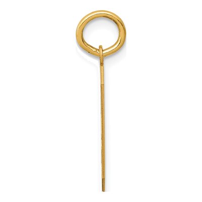 14K Yellow Gold Number 9 Charm – view 3