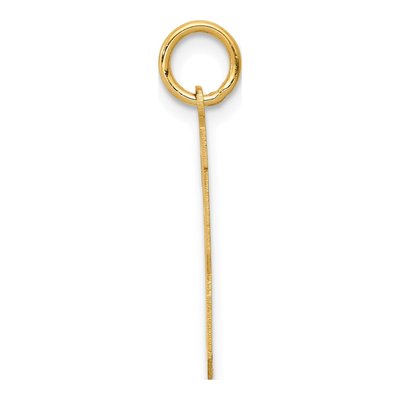 14K Yellow Gold Number 13 Charm – view 3