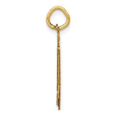 14K Yellow Gold Number 44 Charm – view 3