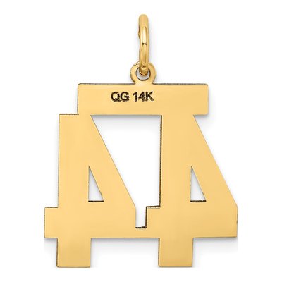 14K Yellow Gold Number 44 Charm – view 4