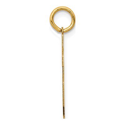 14K Yellow Gold Number 46 Charm – view 2