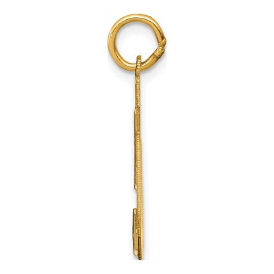 14K Yellow Gold Number 50 Charm – view 2
