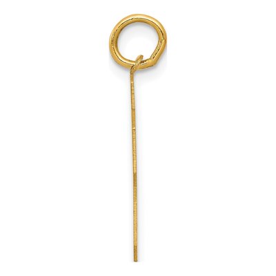 14K Yellow Gold Number 63 Charm – view 2