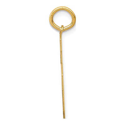 14K Yellow Gold Number 75 Charm – view 3