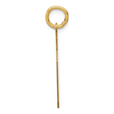 14K Yellow Gold Number 80 Charm – view 2