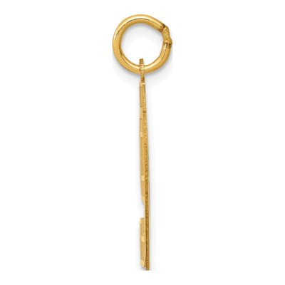 14K Yellow Gold Number 97 Charm – view 2
