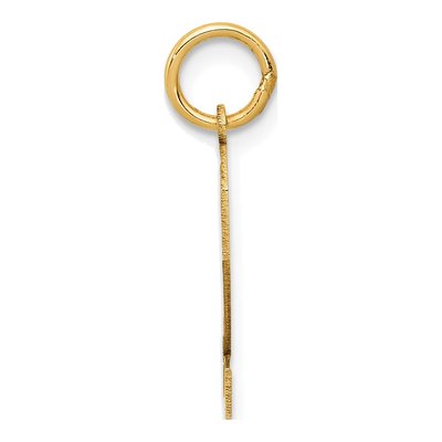 14K Yellow Gold Small Number 2 Pendant – view 3