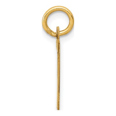 14K Yellow Gold Small Number 7 Pendant – view 3