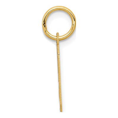 14K Yellow Gold Small Number 9 Pendant – view 3