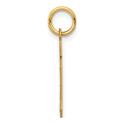 14K Yellow Gold Small Number 10 Charm – view 3