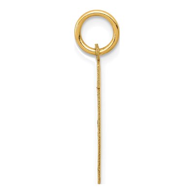 14K Yellow Gold Small Number 11 Pendant – view 3