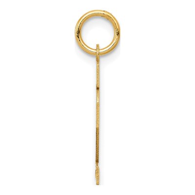 14K Yellow Gold Small Number 12 Pendant – view 3