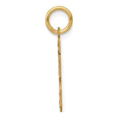 14K Yellow Gold Small Number 13 Pendant – view 3