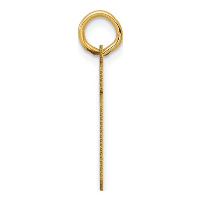 14K Yellow Gold Small Number 19 Charm – view 3
