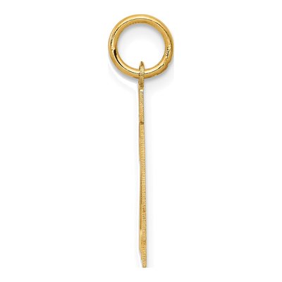 14K Yellow Gold Small Number 24 Charm – view 3
