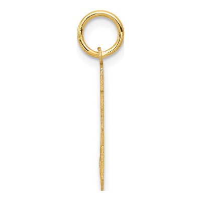 14K Yellow Gold Number 25 Charm – view 3