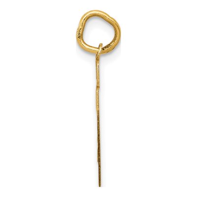 14K Yellow Gold Small Number 27 Pendant – view 3