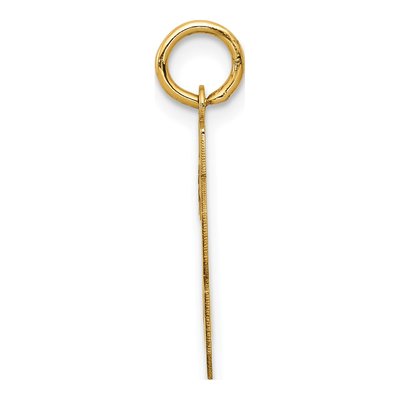 14K Yellow Gold Small Number 28 Charm – view 3