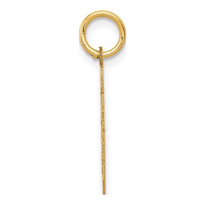 14K Yellow Gold Small Number 30 Charm – view 3