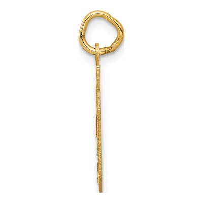 14K Yellow Gold Small Number 40 Charm – view 3