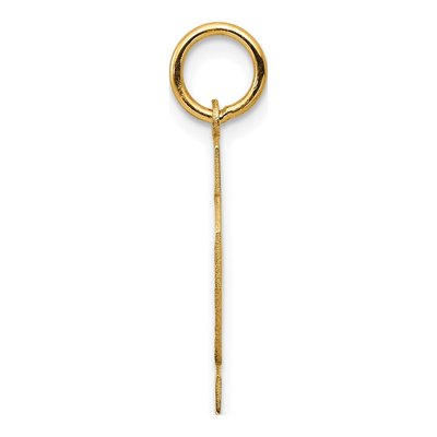 14K Yellow Gold Small Number 42 Charm – view 2