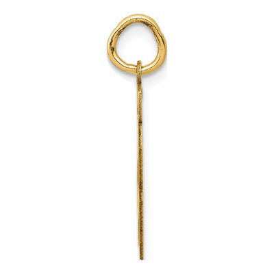 14K Yellow Gold Small Number 48 Charm – view 2