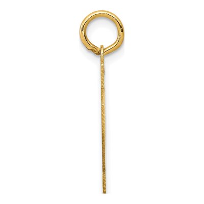 14K Yellow Gold Small Number 62 Pendant – view 2
