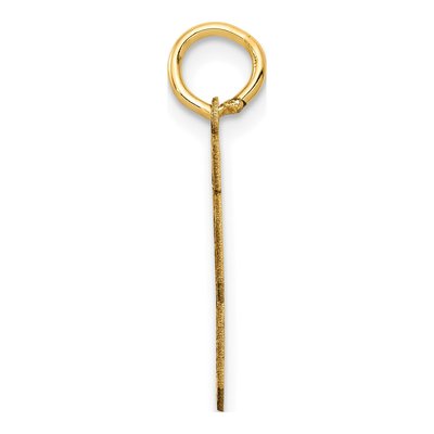 14K Yellow Gold Number 63 Charm – view 2