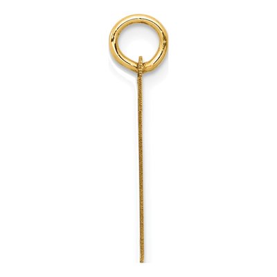 14K Yellow Gold Small Number 67 Pendant – view 2