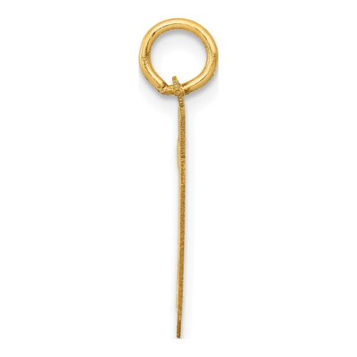 14K Yellow Gold Number 79 Charm – view 2