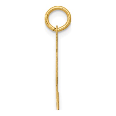 14K Yellow Gold Small Number 91 Charm – view 2