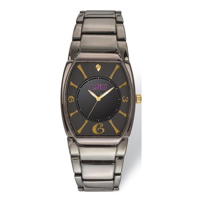 LSU Tigers Black-Plated Executive Quartz Watch – view 2