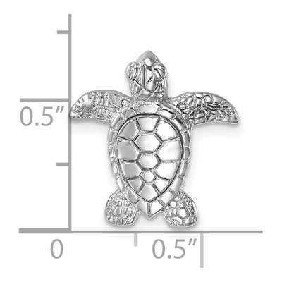 Sterling Silver Turtle Tie Pin – view 4