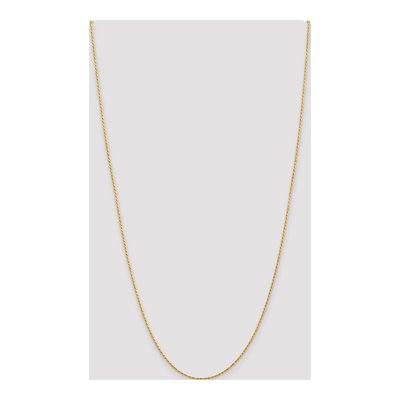 14K Yellow Gold 1.3mm Diamond-Cut Rope Chain – view 5
