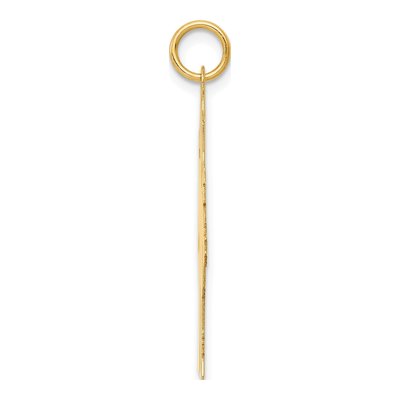 14K Yellow Gold Girl Pendant – view 3