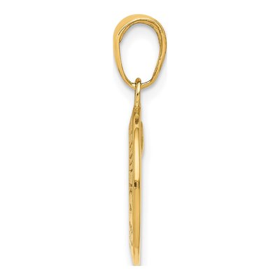 14K Yellow Gold Saint Christopher Medal Charm – view 3