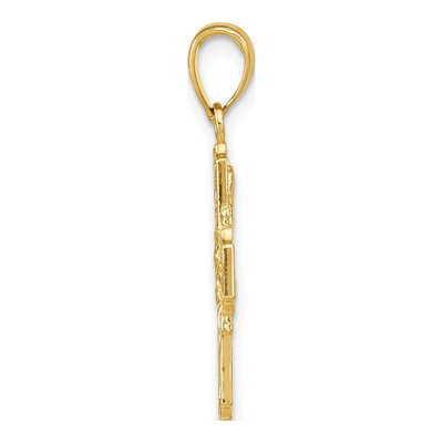14K Yellow Gold 4-Way Medal Pendant – view 3