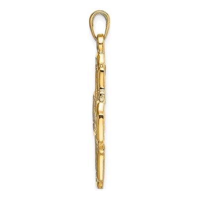 14K Yellow Gold Four-Way Medal Pendant – view 3