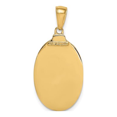 14K Yellow Gold Saint Joseph Medal Pendant – view 5