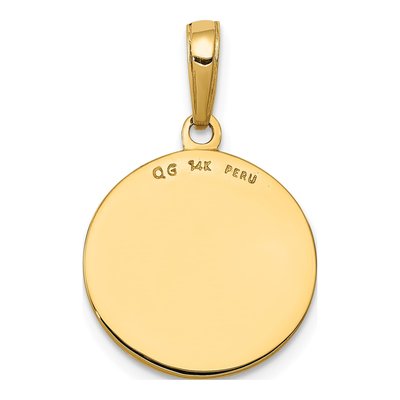 14K Yellow Gold Saint Joseph Medal Charm – view 5