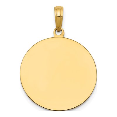 14K Yellow Gold Saint Joseph Medal Pendant – view 5