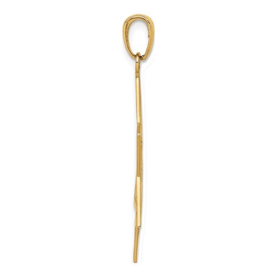 14K Yellow Gold Cut-Out Star of David Charm – view 3