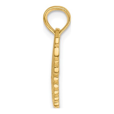 14K Yellow Gold Key Heart 2-Piece Pendant – view 3